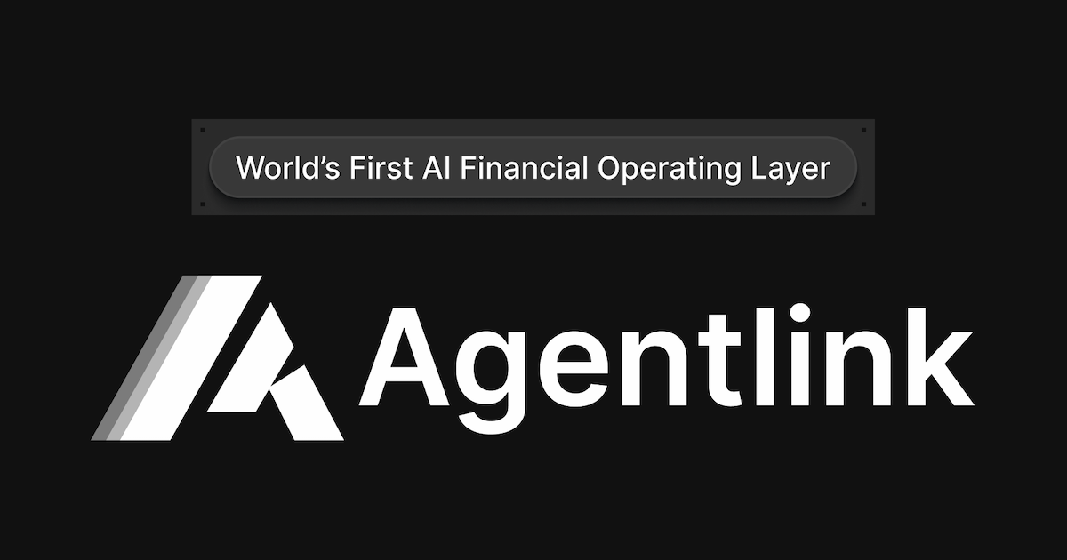 AgentLink — The world's first AI financial operating layer